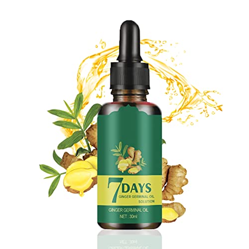 Hocossy Hair Growth Serum with Ginger Germinal Oil - Natural Hair Regrowth Treatment for Scalp Hair Loss & Thinning - Thicker Healthier Hair Care for Men & Women - Perfect for Daily Scalp Massage & Hair Care Routine