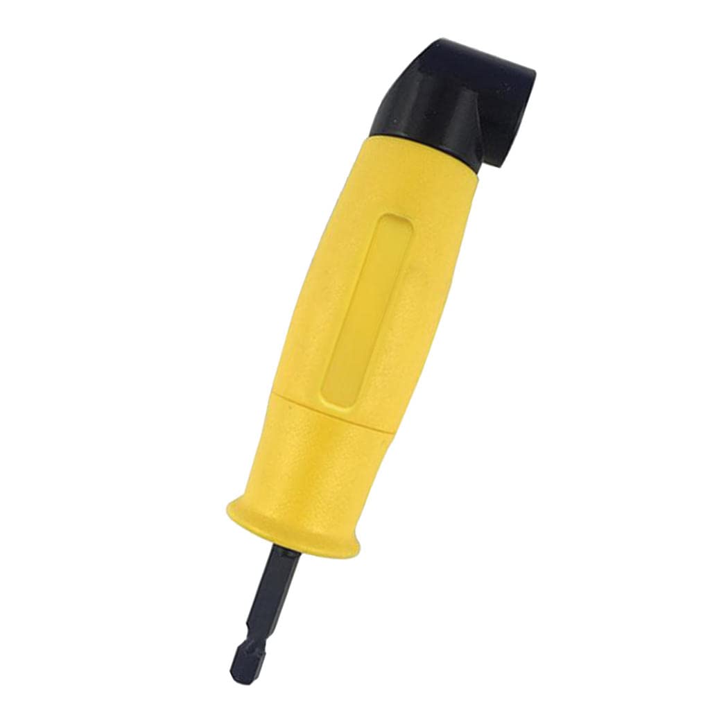 90 Degree Right Angle Drill Adapter Attachment for Tight Spaces - Compatible with Corded & Cordless Drills - Perfect for Plumbing, Electrical Work & DIY Projects in Confined Areas