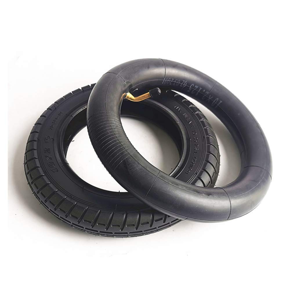 10 Inch 10X2.50 Electric Scooter Tires - Anti-Skid Wear-Resistant Pneumatic Inner & Outer Tires for Scooters & Balance Bikes - Durable Strong Replacement Tires for Commuting & Outdoor Adventures