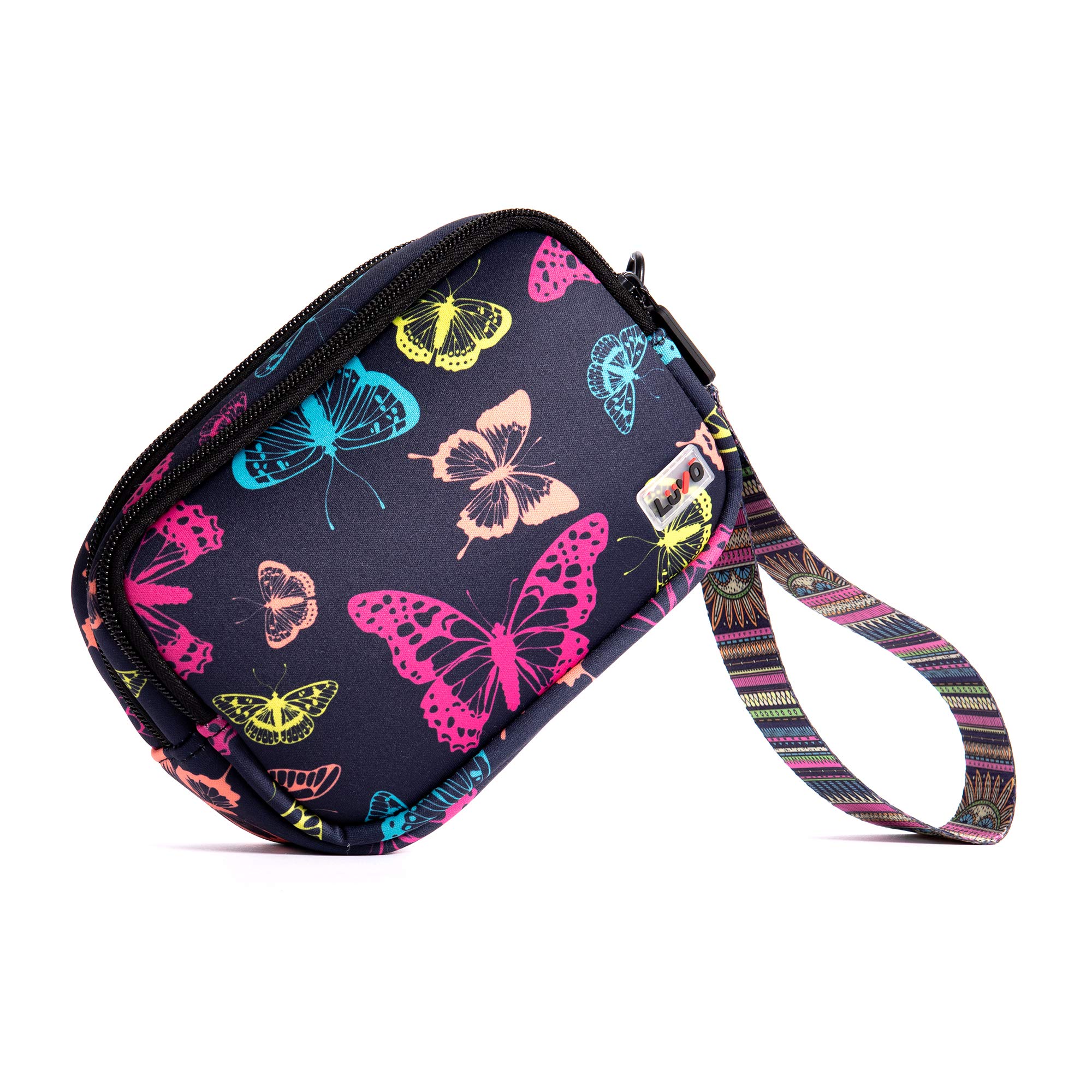 Luvo Neoprene Wristlet Clutch Bag - Slim Phone Holder Pouch for iPhone & Android - Perfect for Gym, Running, Travel & Everyday Use