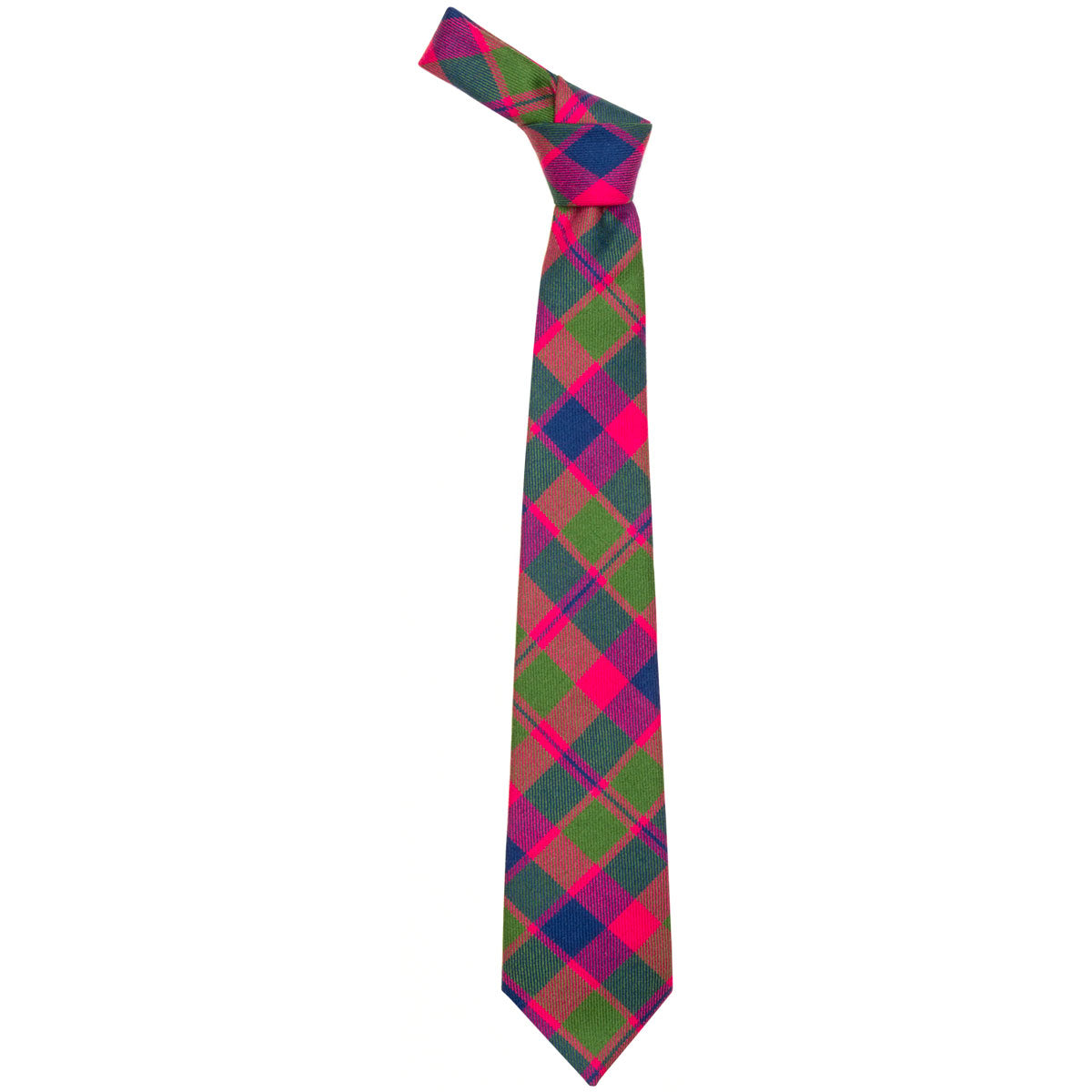 Glasgow Tartan Tie - Classic Scottish Plaid Necktie for Men | Perfect for Weddings, Office & Formal Events