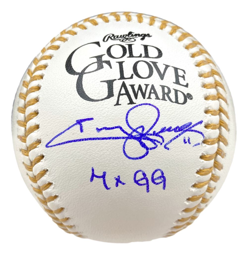 Authentic Jimmy Rollins Phillies Signed Gold Glove Baseball - 4x GG Winner with PSA Hologram - Perfect for Baseball Memorabilia Collectors & Phillies Fans Display