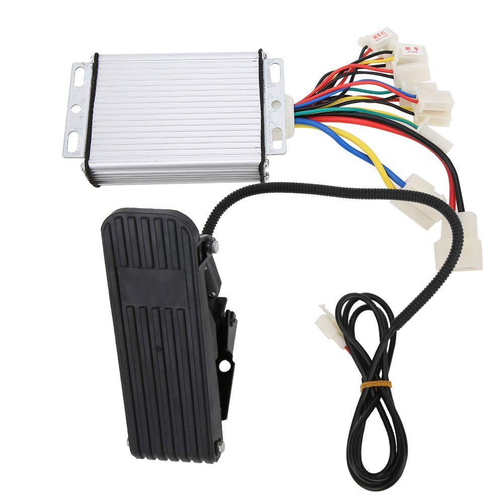 Uxsiya Electric Foot Pedal & Brush Controller - Lightweight DIY Replacement Kit for Electric Motorcycles | Heat Dissipation Design | Perfect for Commuting & Off-Road Riding
