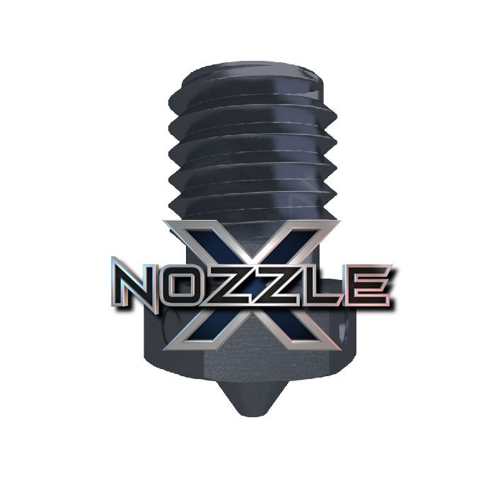 E3D Nozzle X - High Performance Nozzle for V6 & Volcano 3D Printers | Durable Brass Nozzle for ABS, PLA, PETG Filaments | Perfect for Precision Printing & High-Temp Applications