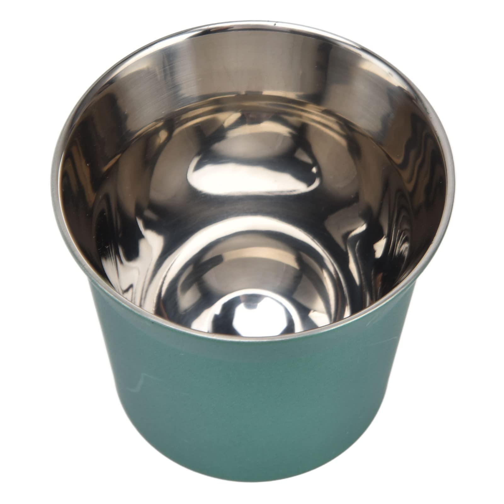 Premium Stainless Steel Coffee Cups - 80ml Elegant Rustproof & Heat-Resistant Travel Mug for Camping, Office & Outdoor Picnic (Eco-Friendly Green) - Perfect for Hot/Cold Beverages On-The-Go