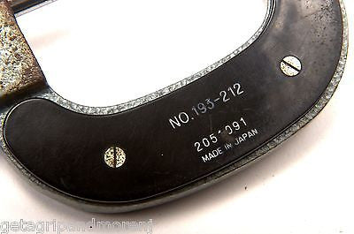 Mitutoyo 193-212 Digital Outside Micrometer 1-2 Inch Range .0001