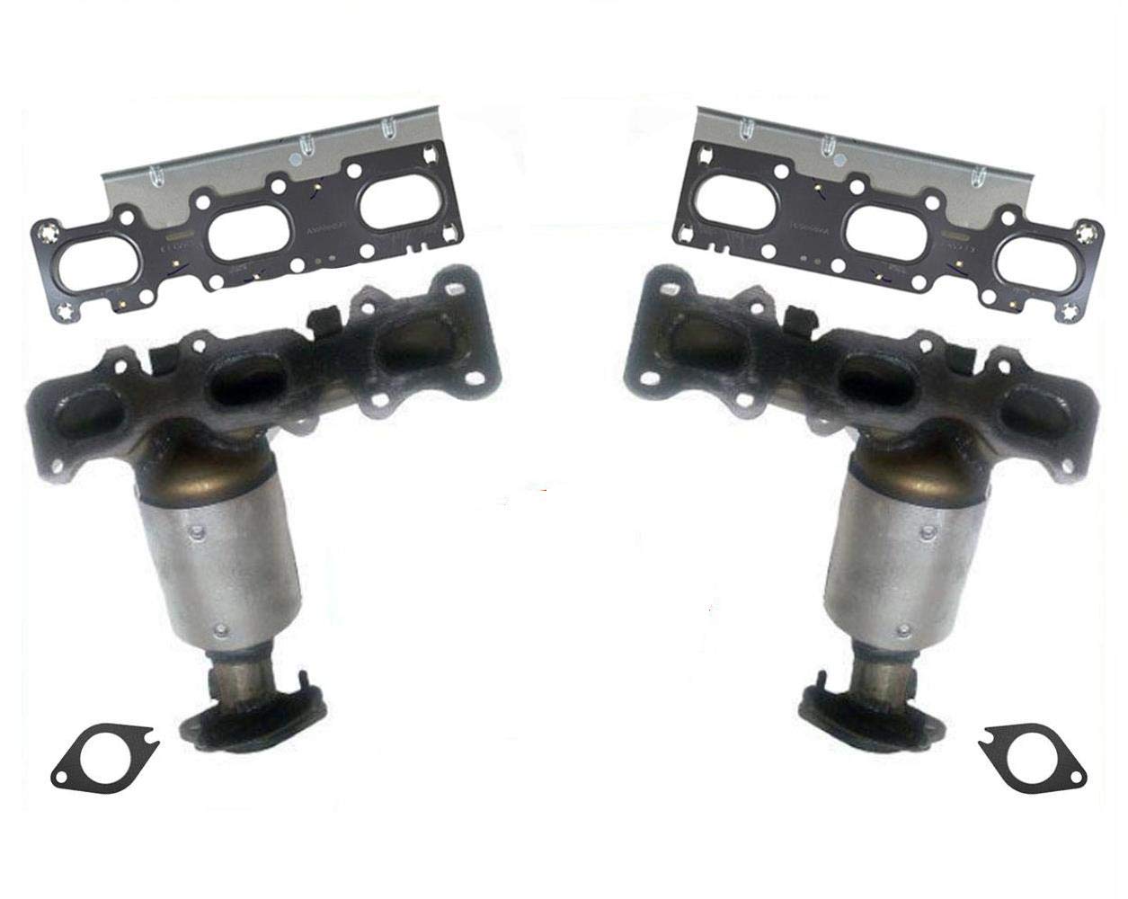 Ford Explorer Catalytic Converter (2013-2019 Models) - Direct Fit Replacement for Non-Turbo Engines - Front & Rear Manifold - High Performance Exhaust System Part - Perfect for Emissions Repair & Off-Road Upgrades