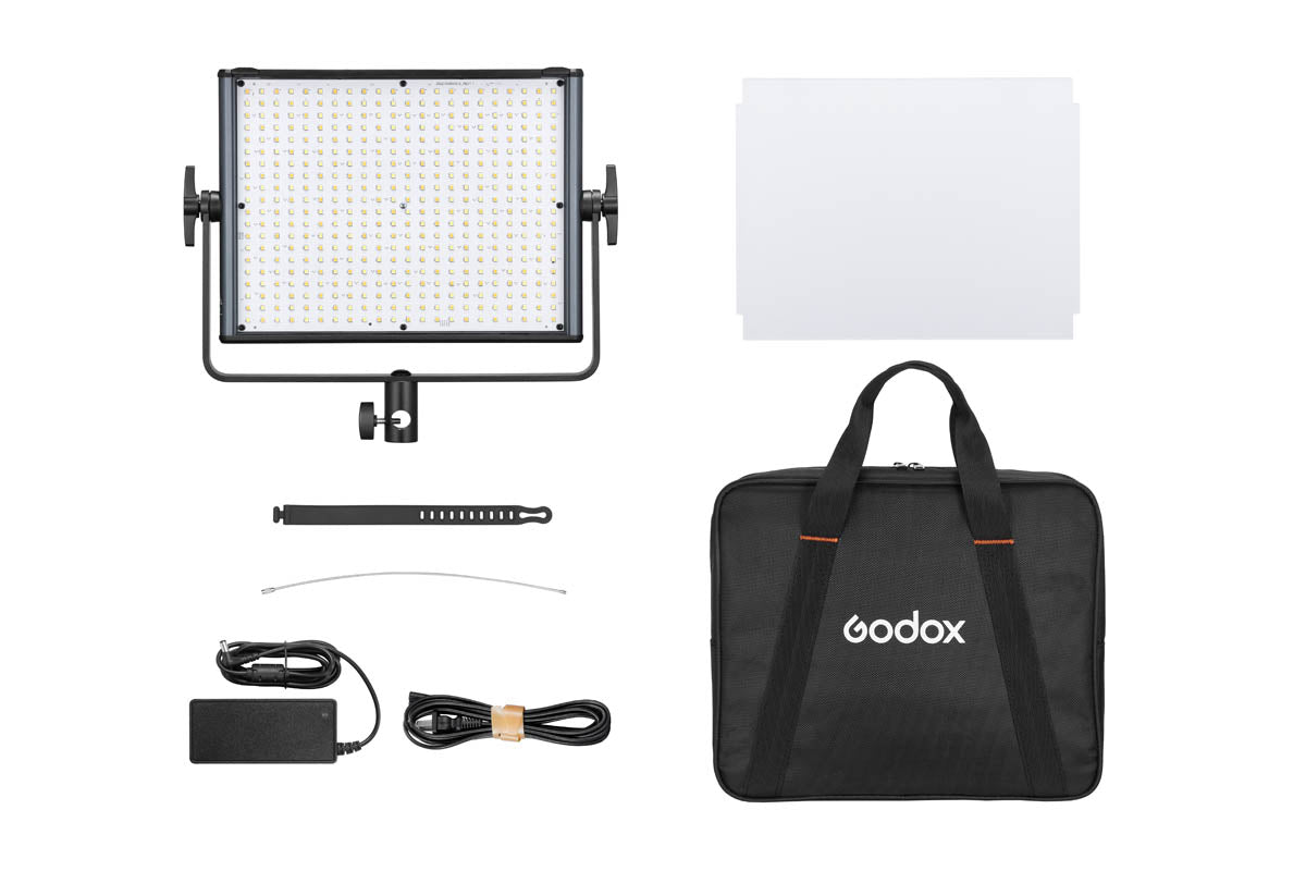 Godox LDX50BI Bi-Color LED Panel Light - 50W Dimmable Continuous Lighting for Photography, Videography & Streaming - Perfect for YouTube, TikTok & Studio Shoots