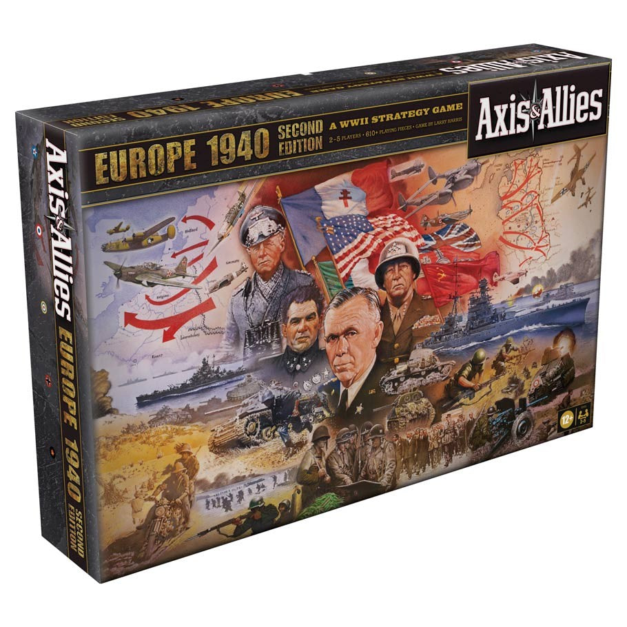 Axis and Allies Europe 1940 (2nd Edition) - WWII Strategy Board Game for Adults & Teens - Perfect for Game Nights & History Enthusiasts