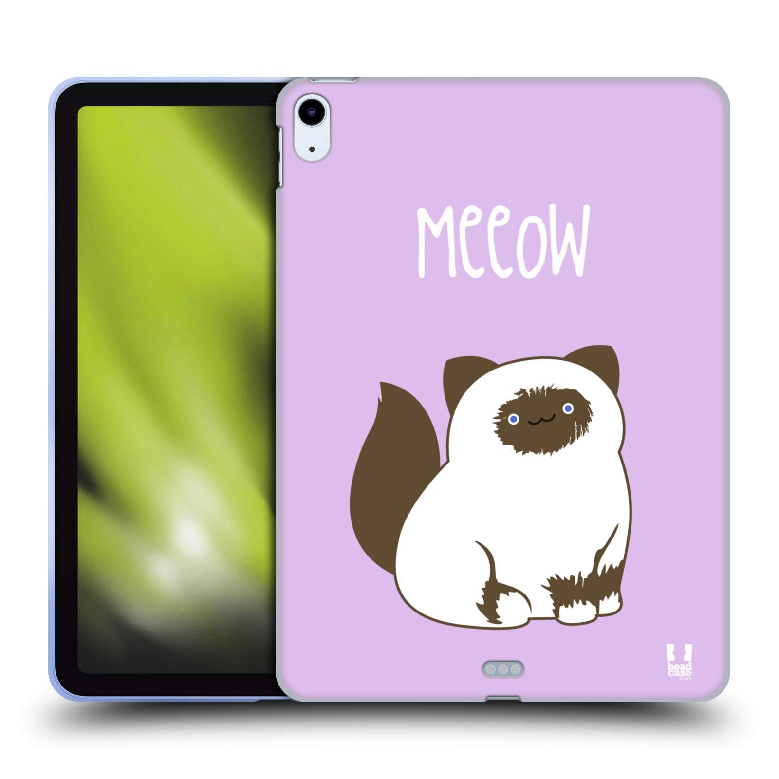 Head Case Designs Birman Kitty Cats Soft Gel Case for Apple iPad Air 2020/2022 - Cute Cat-Themed Protective Cover for iPad Air 4th/5th Gen - Perfect for School, Work, and Travel Protection