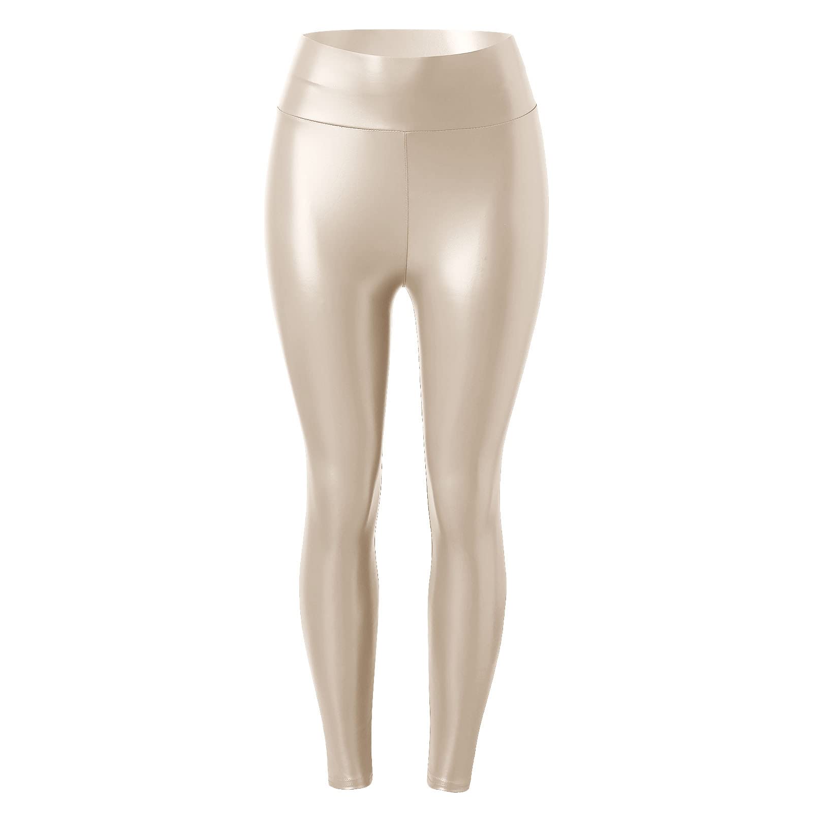 Keepfit Women's Faux Leather Leggings - High Waisted Stretch Work Pants for Business Casual & Office Wear | Perfect for Professional Outfits, Date Nights & Everyday Comfort