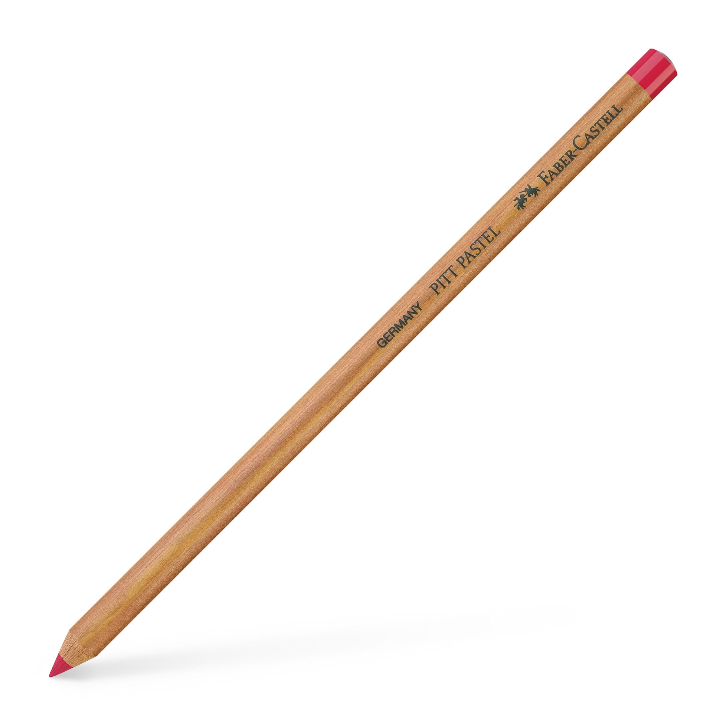 Faber-Castell Pitt Pastel Pencil - Rose Carmine #124 | Soft Pastel Drawing & Sketching Art Supplies | Perfect for Portraits, Landscapes & Mixed Media Art