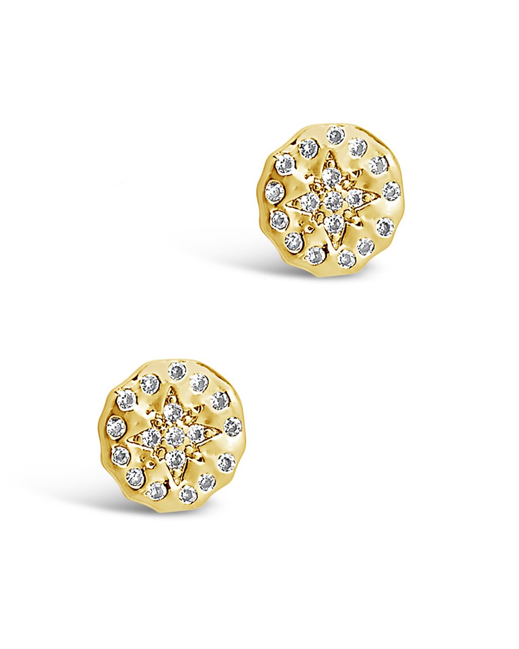 CZ Northern Star Stud Earrings for Women - Sparkling Cubic Zirconia Studs for Everyday Wear & Special Occasions
