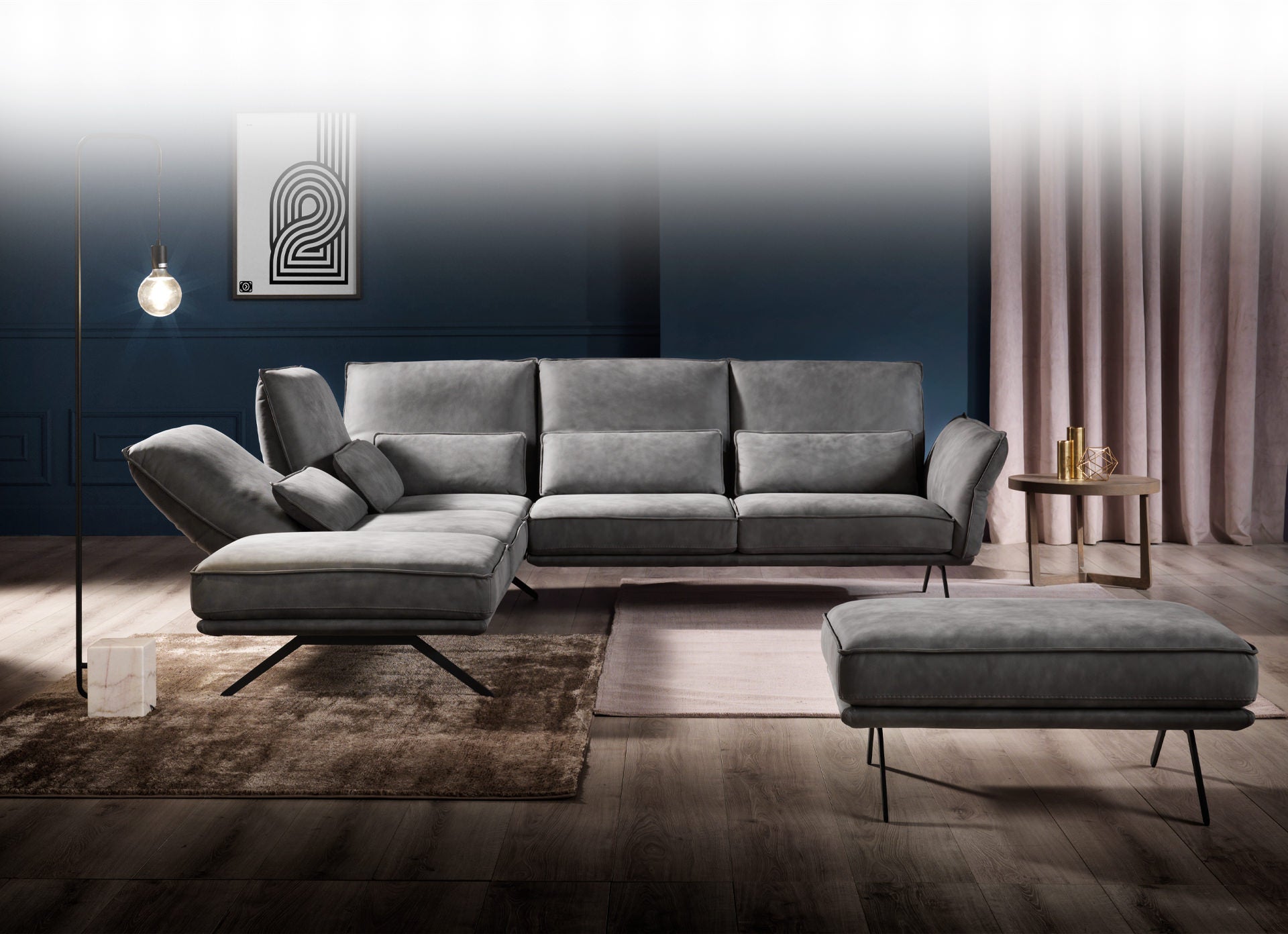 Modern Sectional Sofa with Reversible Chaise - Comfortable L-Shaped Couch for Living Room, Family Room, and Home Theater