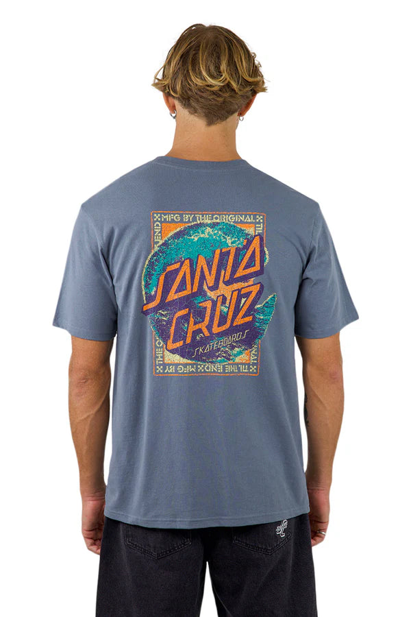 Santa Cruz Breaker Dot Crackle Graphic T-Shirt - Cool Streetwear Tee for Skateboarding & Casual Wear