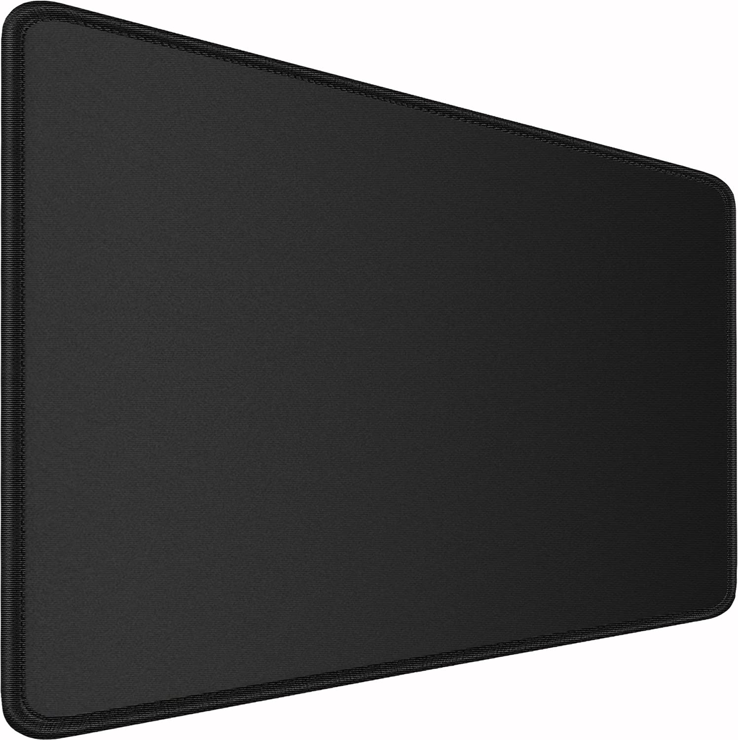Large Extended Gaming Mouse Pad - Waterproof Non-Slip Rubber Base with Stitched Edges | 31.5 x 11.7 Inch Oversized Desk Mat for Computer, Keyboard & Mouse | Perfect for Gaming, Office & Home Use | Durable Black Mousepad for PC, Laptop Workstations