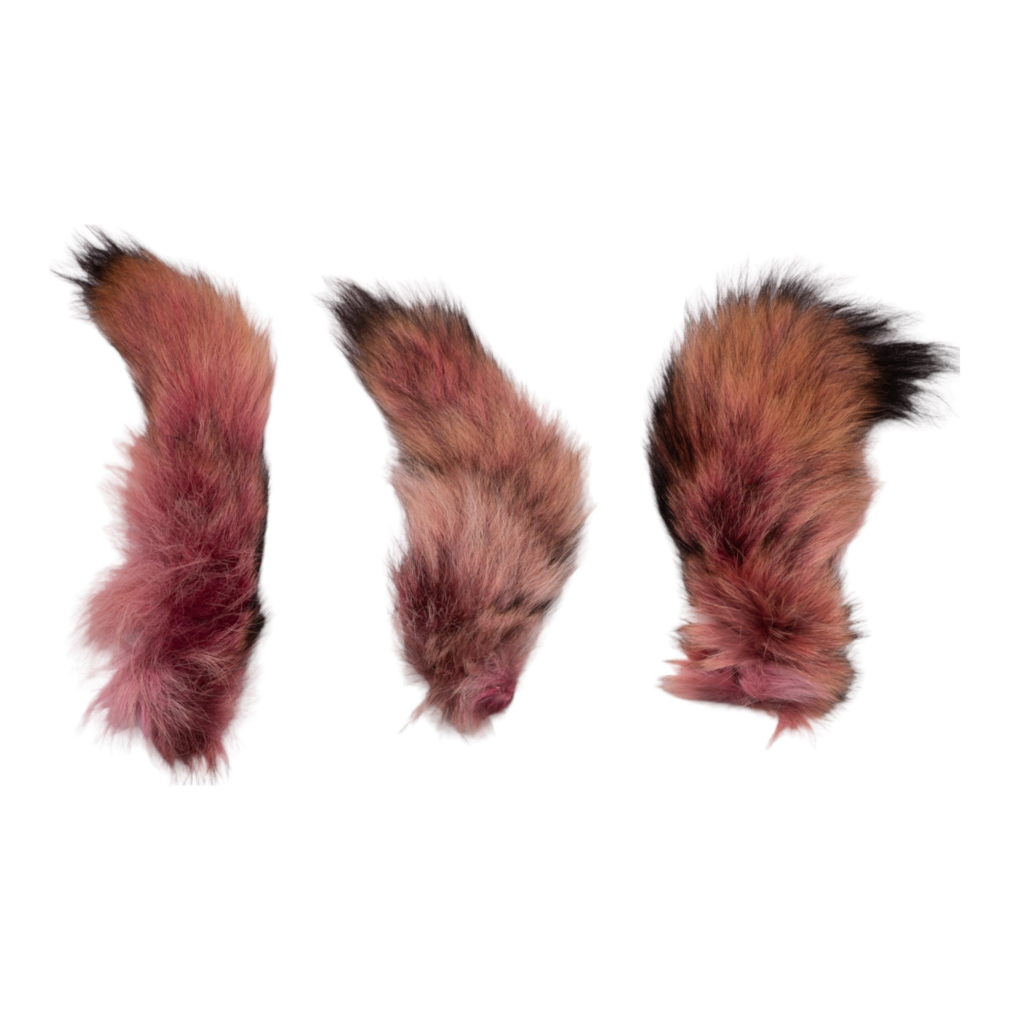 Premium Real Tail Hide - Assorted Animal Species in Pink | Durable & Soft for DIY Crafts, Home Decor, and Fashion Accessories