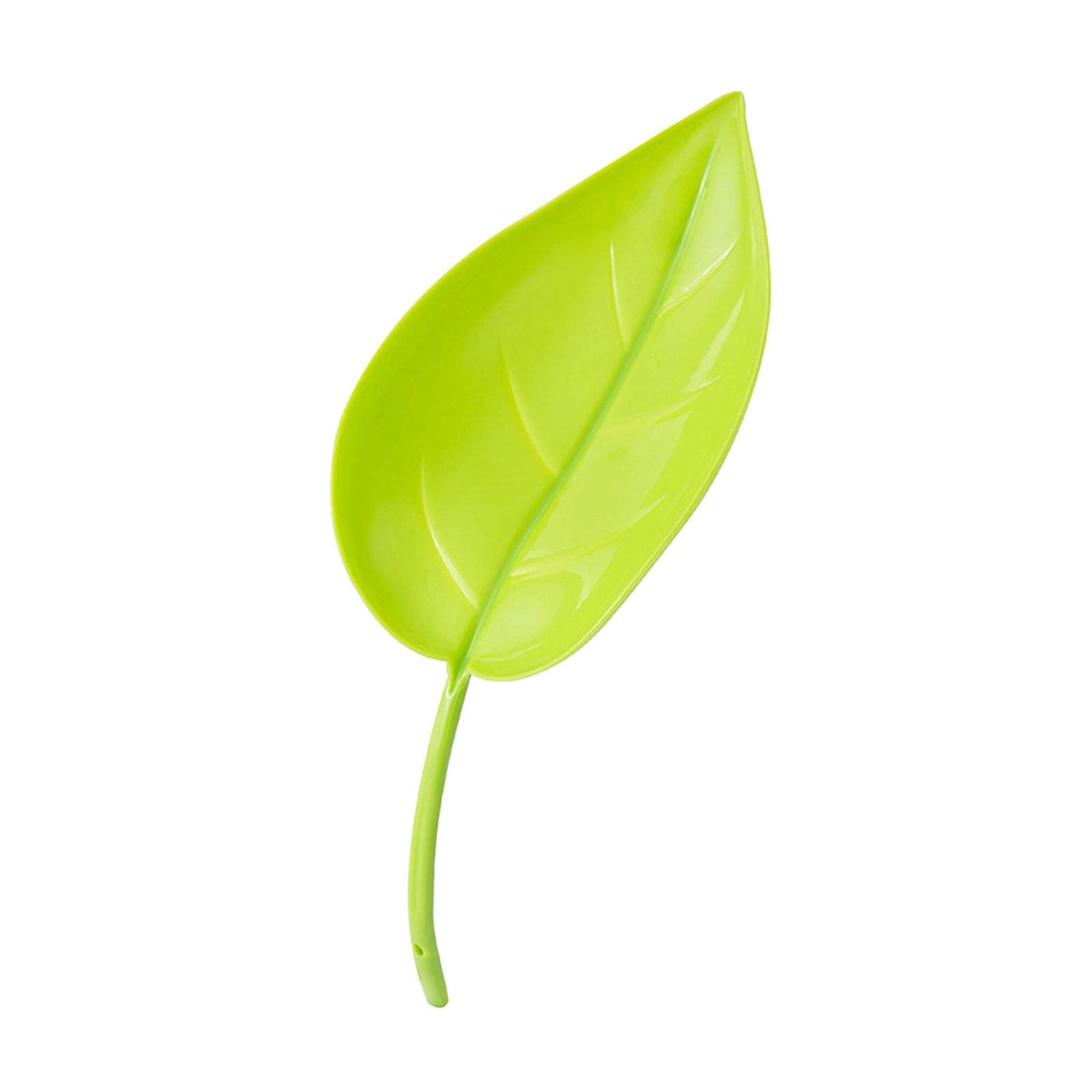 Gralara 10Pcs Leaf-Shaped Plastic Plant Watering Devices for Indoor Plants - Self-Watering Spikes, Decorative Garden Accessories (Luminous Green) - Perfect for Succulents, Herbs & Home Decor