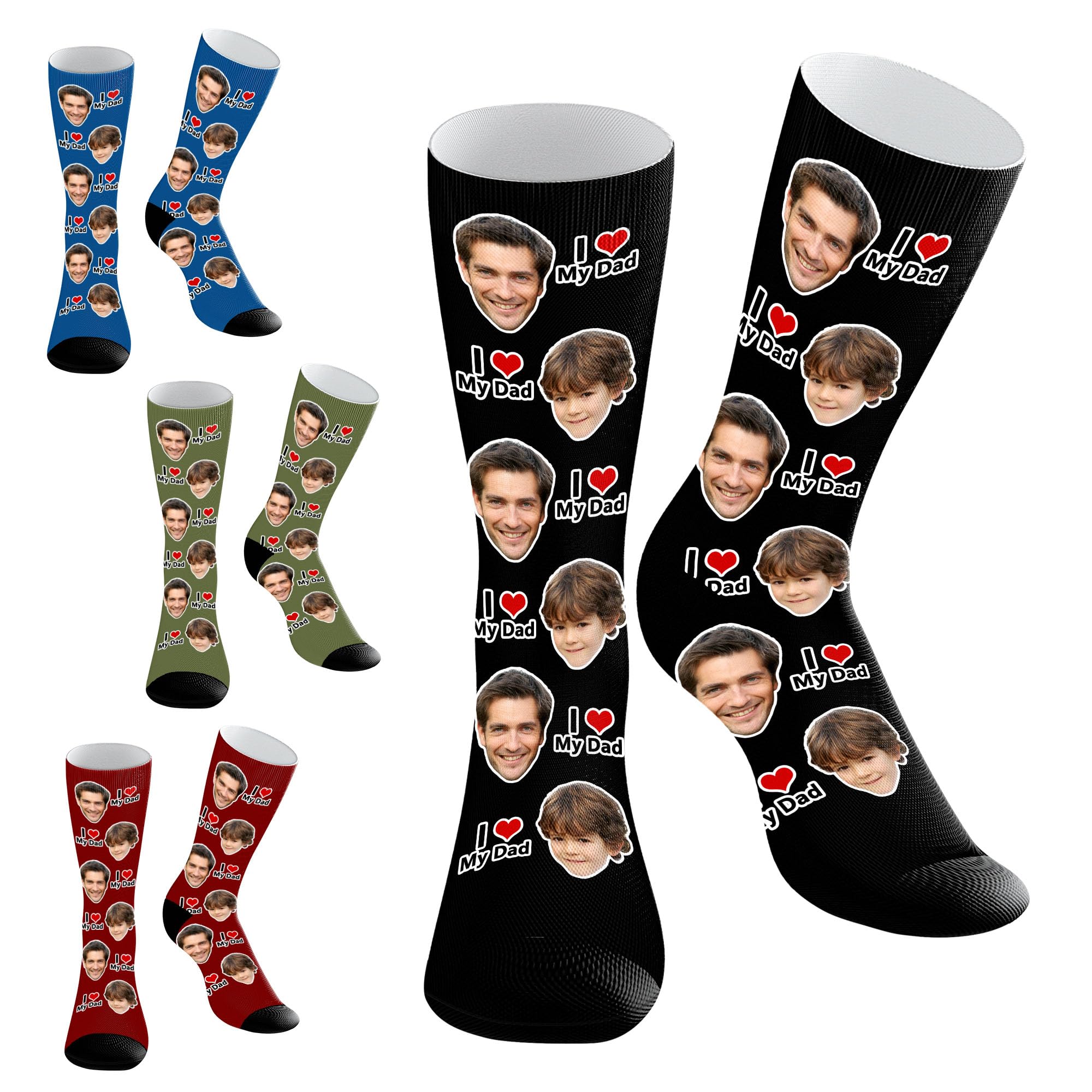 YESCUSTOM Personalized Photo Socks - Custom Face Socks for Men & Women | Unique Wedding & Christmas Gift Ideas | Perfect for Couples, Family & Special Occasions