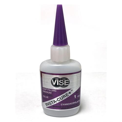 Vise Grip Insta Cure Gap Filling Glue - 1 oz Purple Super Strong Adhesive for Wood, Metal & Plastic - Perfect for DIY Repairs, Crafts & Home Improvement Projects