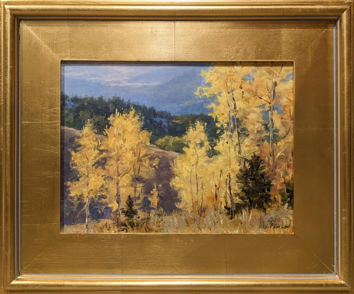 Aspen Ridge Pleen Air Original Oil Painting - Handmade Landscape Art for Home & Office Decor | Perfect for Living Room, Bedroom, or Gift