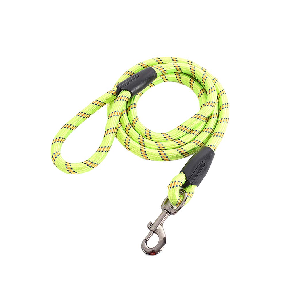 **Durable Adjustable Nylon Dog Leash for Training & Walking - 1.8m (Green) - Strong Pet Leash for Safety, Hiking & Outdoor Adventures - Best Dog Supplies for Active Pets**