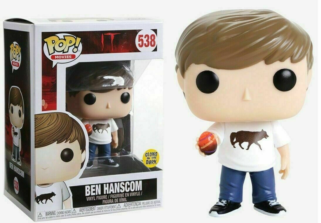 IT Ben Hanscom Glow in The Dark (GITD) #538 Collectible Figure - Perfect for Horror Fans & Stephen King Collectors