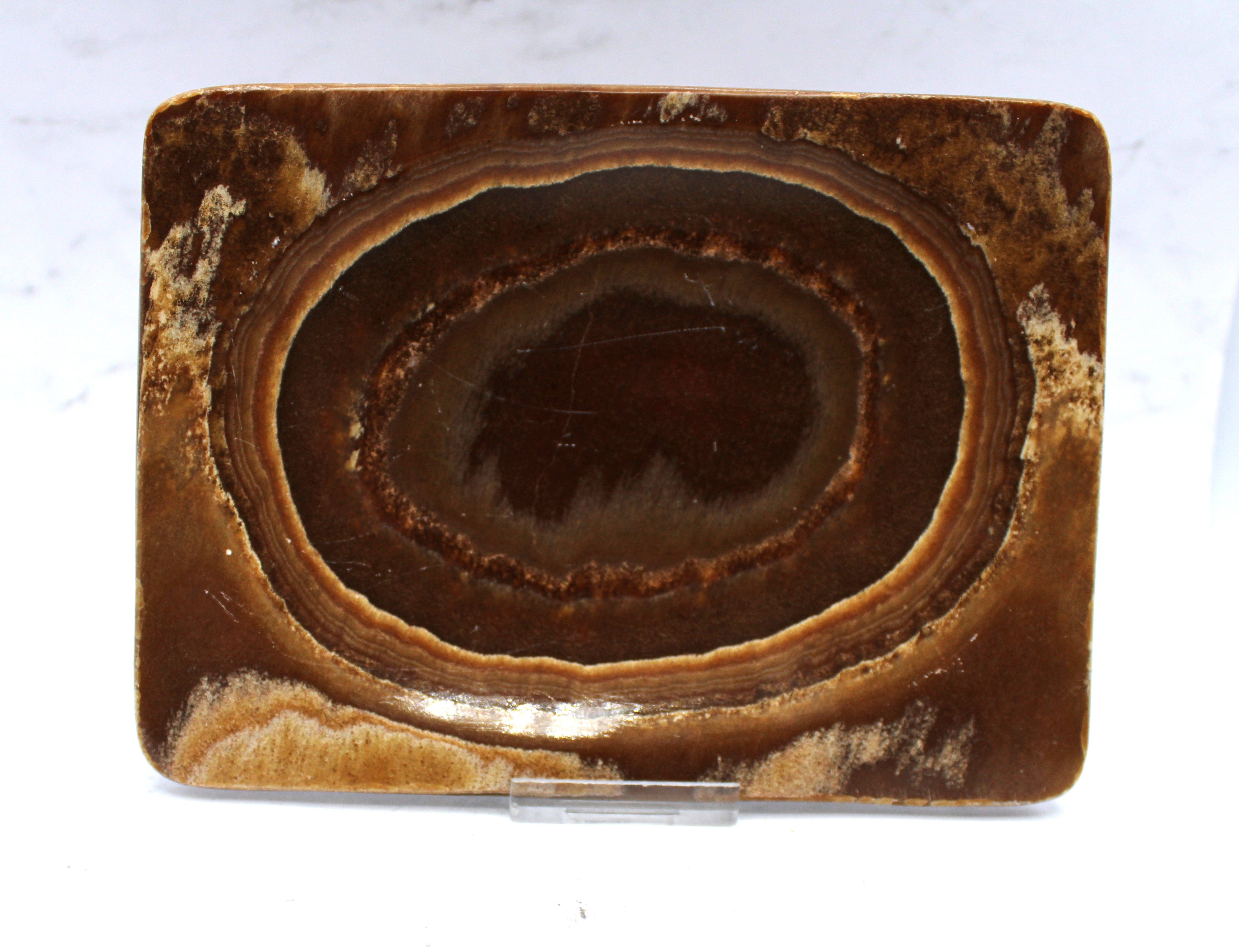 Premium Aragonite Dish - 4 Inch Natural Crystal Decor for Home, Office & Feng Shui - Perfect for Jewelry Display, Meditation & Healing Crystals