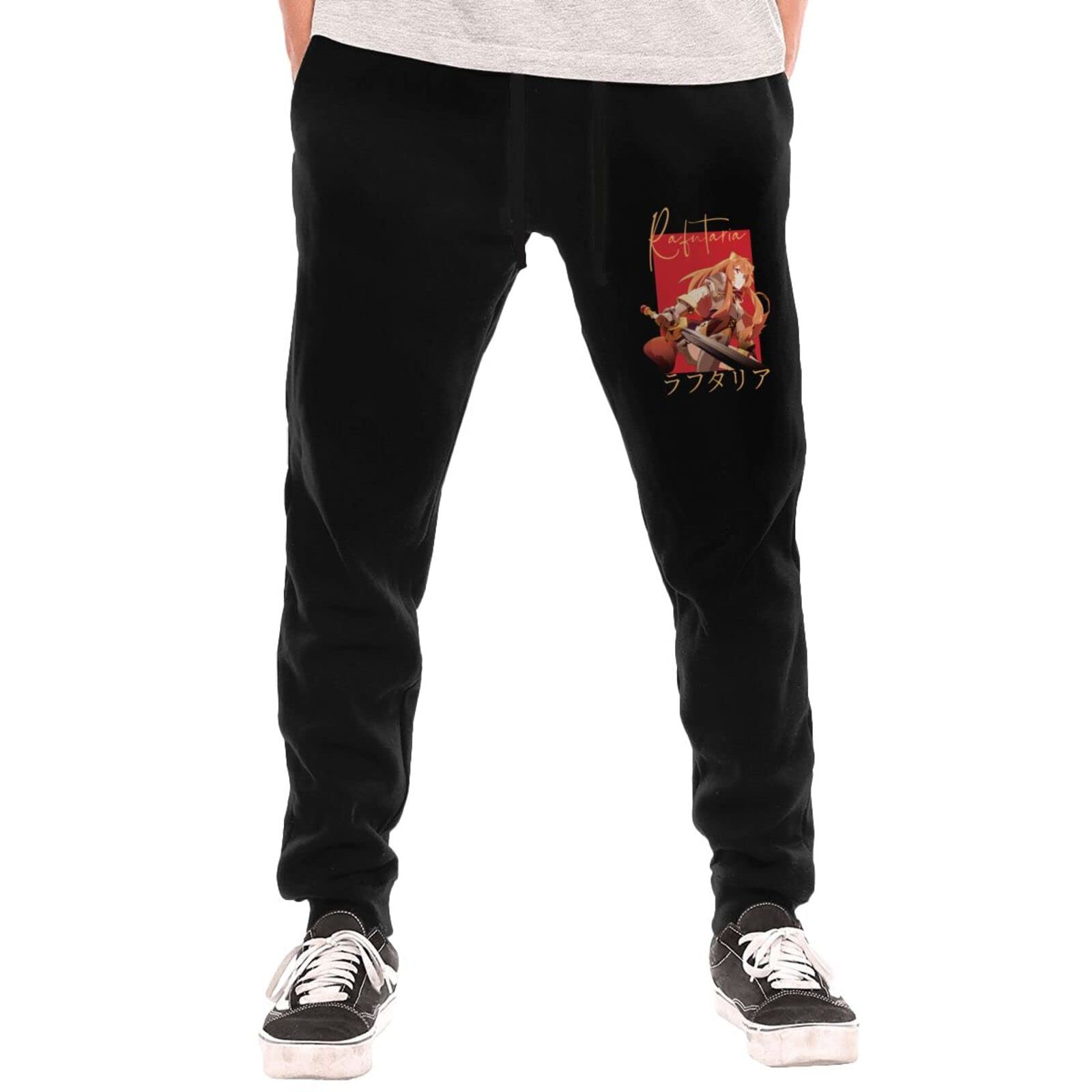 GuyDHale Anime Manga The Rising of The Shield Hero Raphtalia Sweatpants for Boys - Comfortable Sports Joggers & Baggy Active Long Pants - Perfect for Cosplay, Anime Conventions, and Casual Wear
