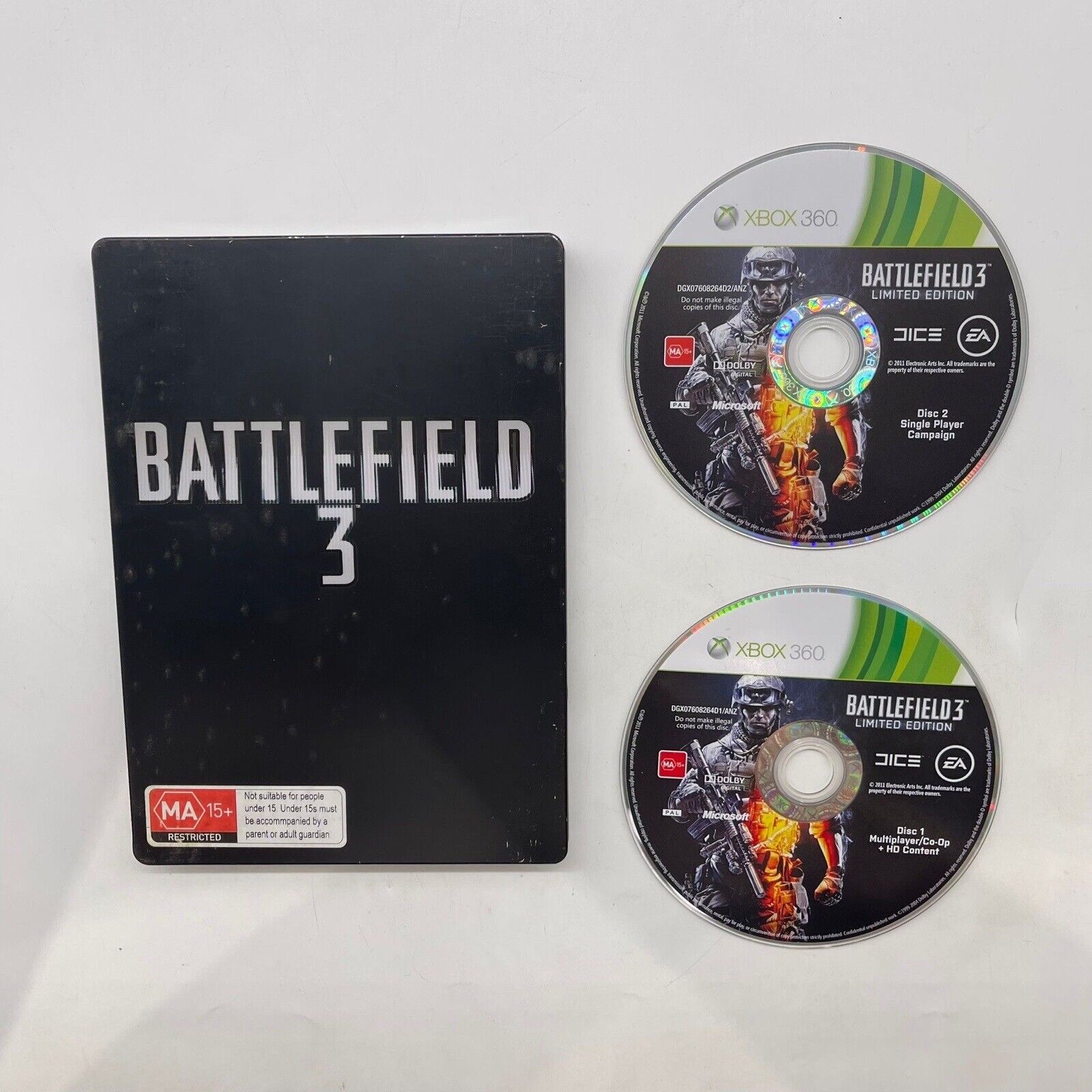 Battlefield 3 - Xbox 360 Game with SteelBook Case | First-Person Shooter Action for Intense Gaming Experience