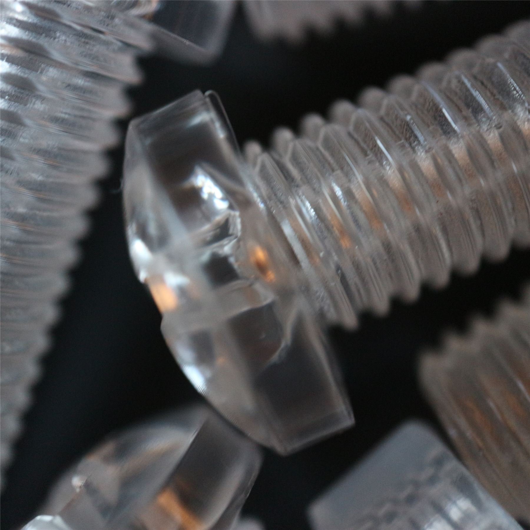 20pcs Clear Acrylic M12x40mm Pan Head Screws for DIY & Crafts
