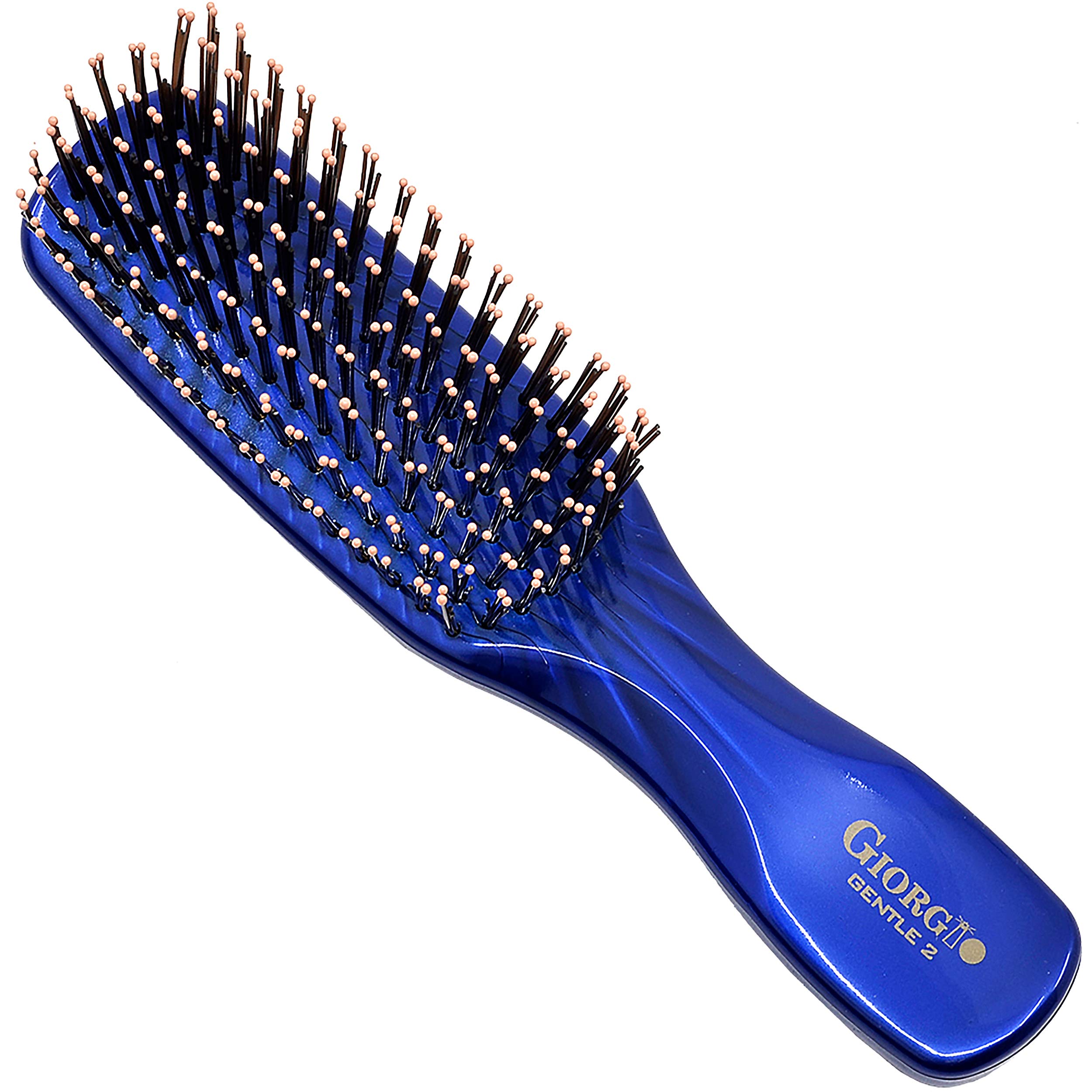 Giorgio Detangling Hair Brush for Men & Women - Gentle Scalp Massager for Thick Hair | Travel & Home Use