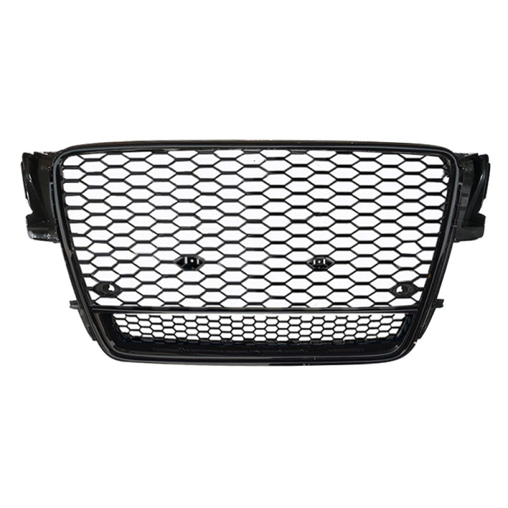 2008-2012 Audi RS5 Honeycomb Grille with Lower Mesh - B8 A5/S5 Replacement Grille | Upgrade Your Car's Front End for Sporty Look & Better Airflow | Perfect for Performance Enthusiasts & Custom Builds