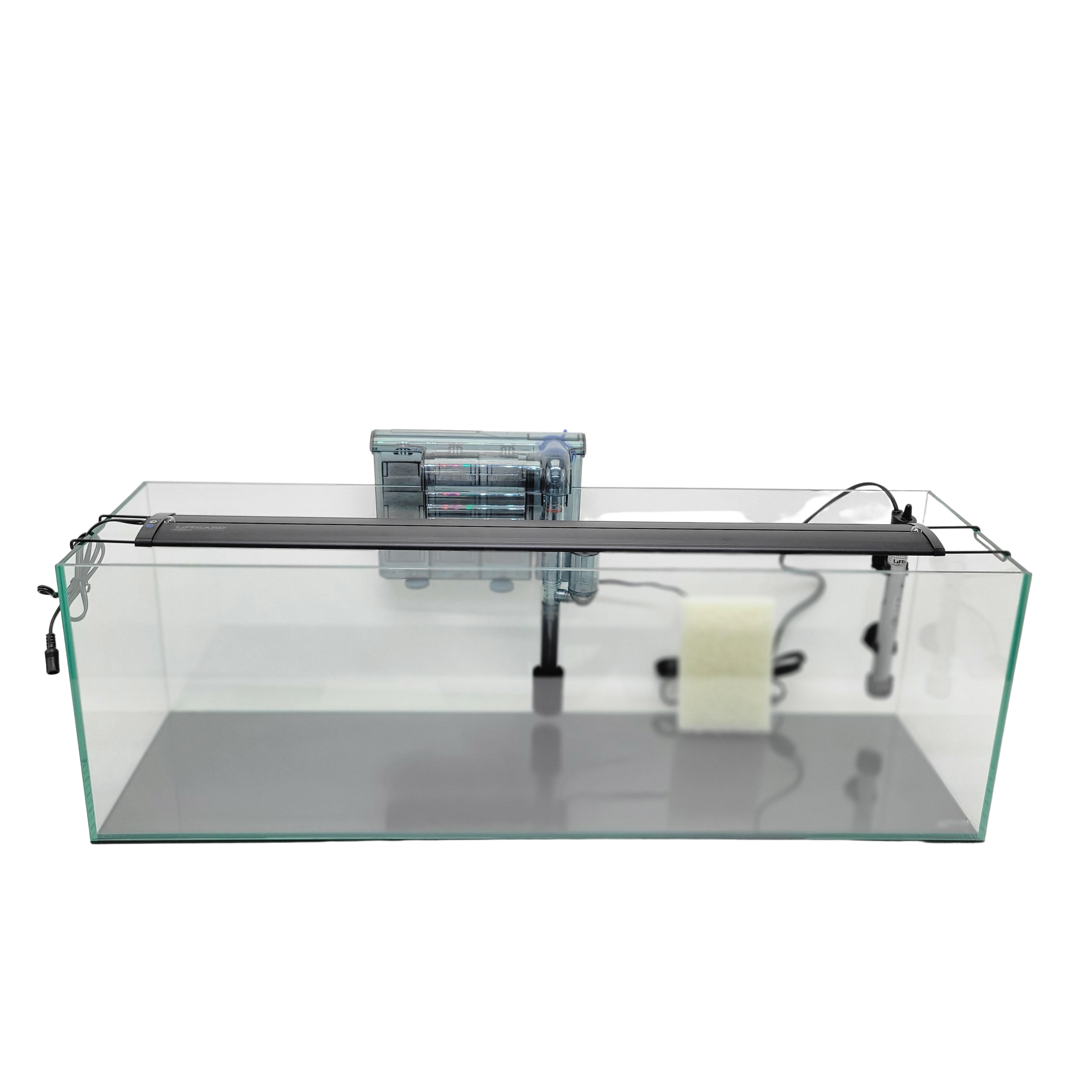 16 Gallon Ultra Clear Low Iron Glass Bookshelf Aquarium Kit - 6mm Thick (33.85