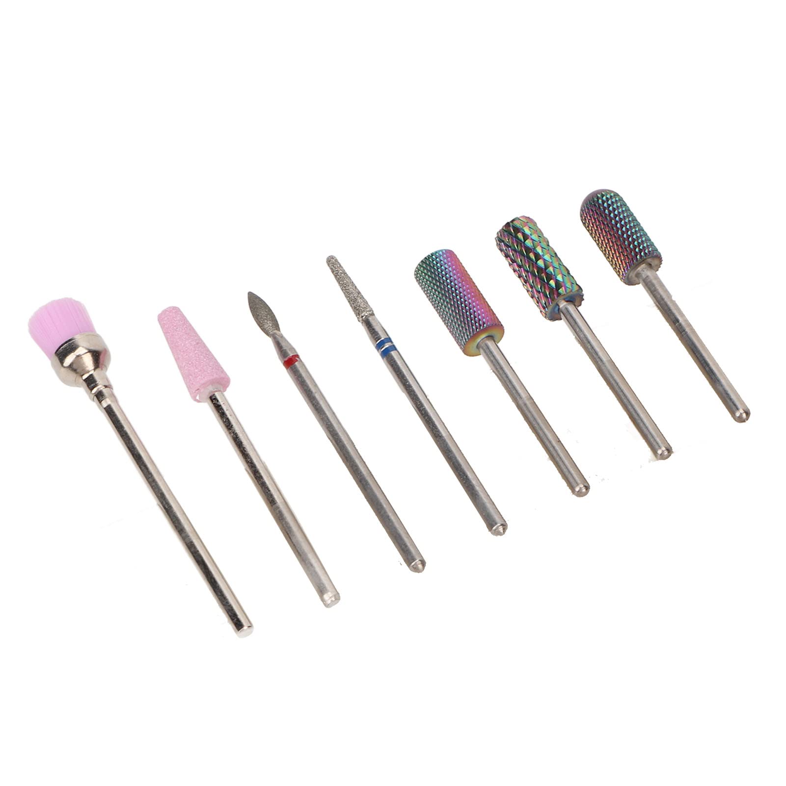 Professional Nail Grinding Heads Set - 12PCS Nail Drill Bits for Manicurists & Salon Use - Portable Electric Nail File Accessories for Acrylic, Gel & Natural Nails - Perfect for Home & Professional Nail Care