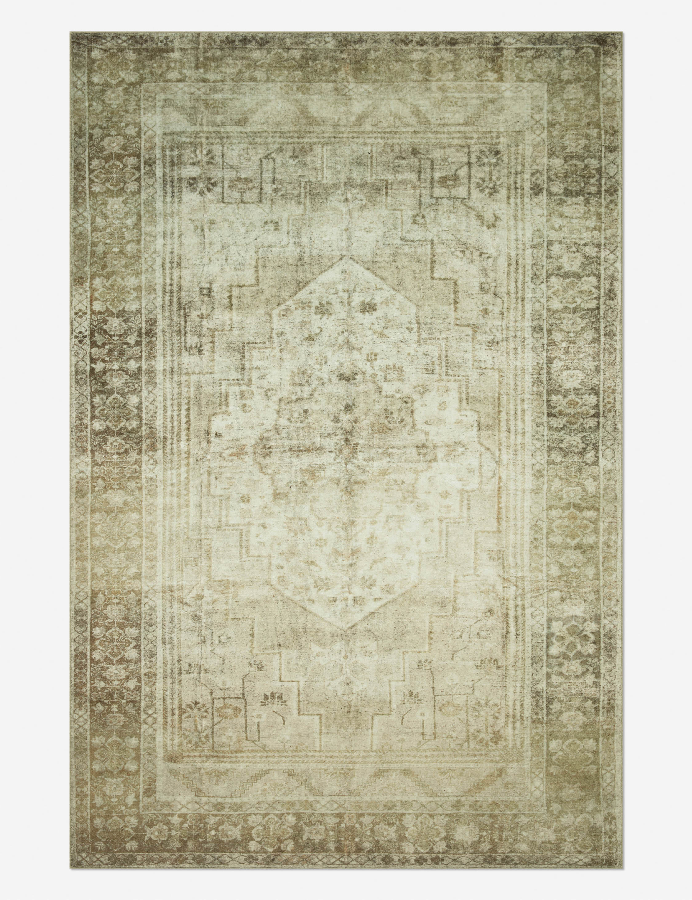 Magnolia Home by Joanna Gaines x Loloi Banks IV Area Rug - Stylish & Durable Indoor/Outdoor Rug for Living Room, Bedroom, or Patio Decor