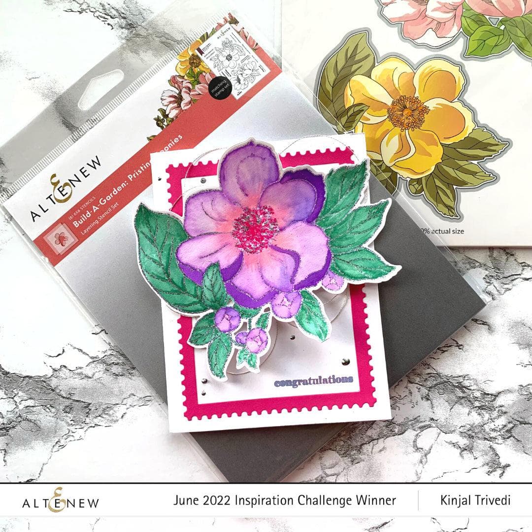 Premium Peonies & Add-On Die Bundle for DIY Garden Crafts – Perfect for Scrapbooking, Card Making, and Home Decor