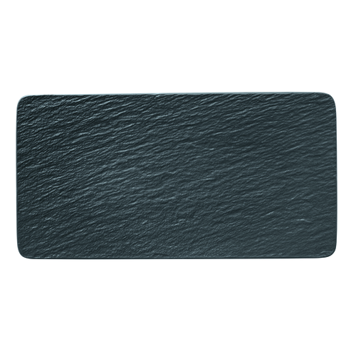 Premium Black Shale Rock Platter - 13.7 x 7.1 Inch Elegant Serving Tray for Cheese, Charcuterie & Entertaining | Durable Tableware Solution for Parties, Weddings & Home Decor