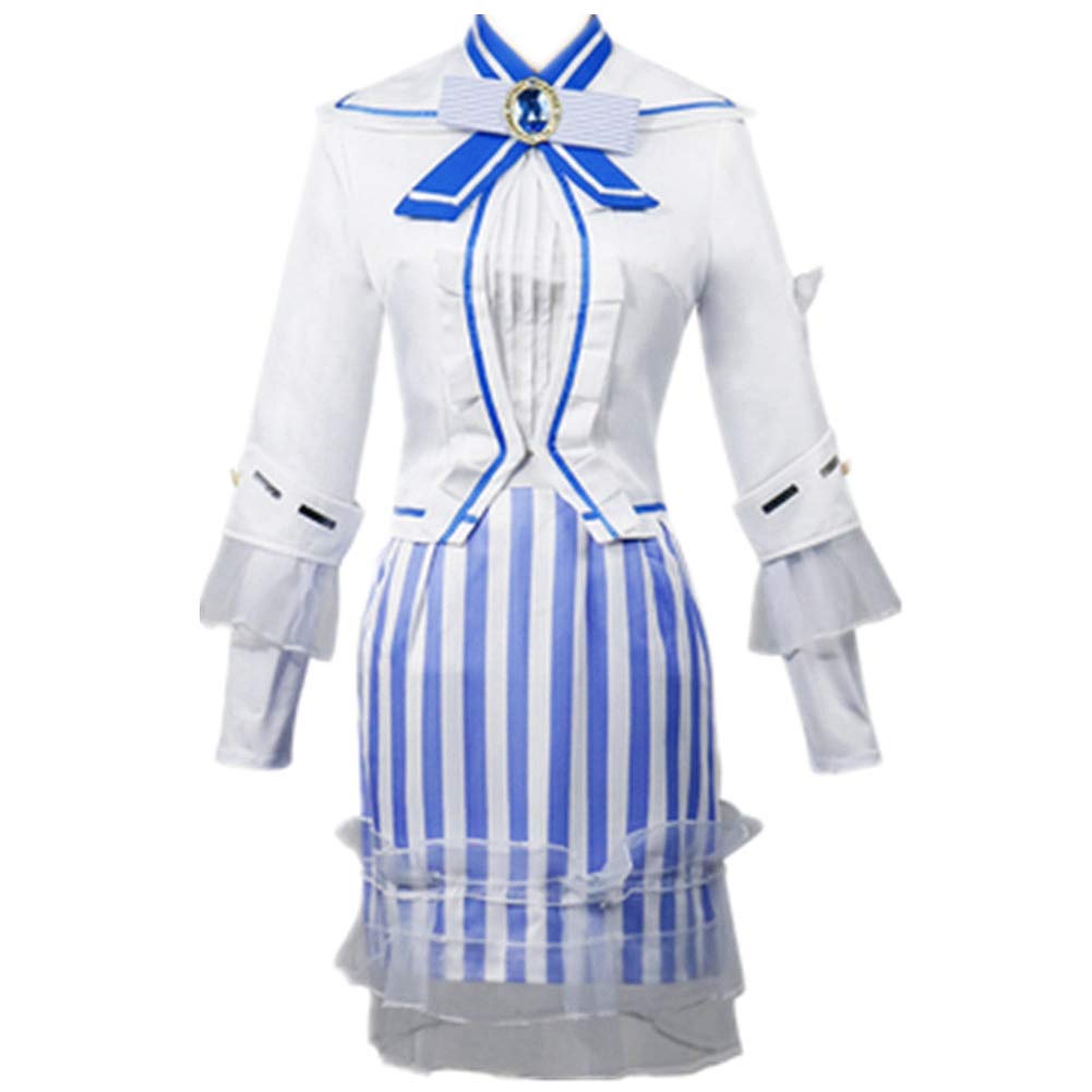 Airman Coordinator Martha Behamfil Cosplay Costume with Wig - Perfect for Halloween, Christmas Parties, Anime Conventions & Themed Events