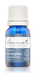 Organic Eucalyptus Essential Oil 10ml - 100% Pure Therapeutic Grade for Aromatherapy, Massage & Stress Relief - Perfect for Diffusers, Bath & DIY Skincare
