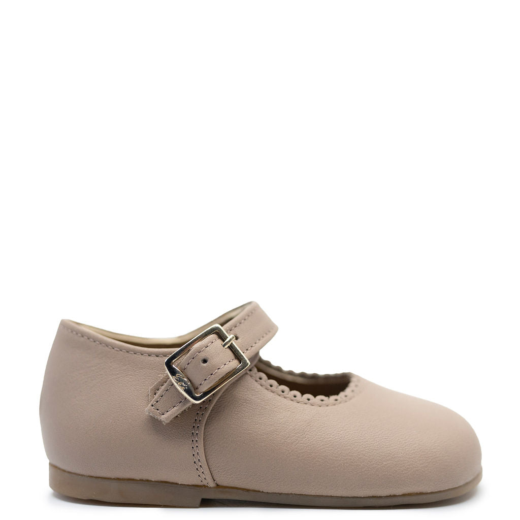 Taupe Stone Buckle Baby Shoes - Soft & Comfortable First Walkers for Infants & Toddlers - Perfect for Casual Outings, Playdates & Special Occasions