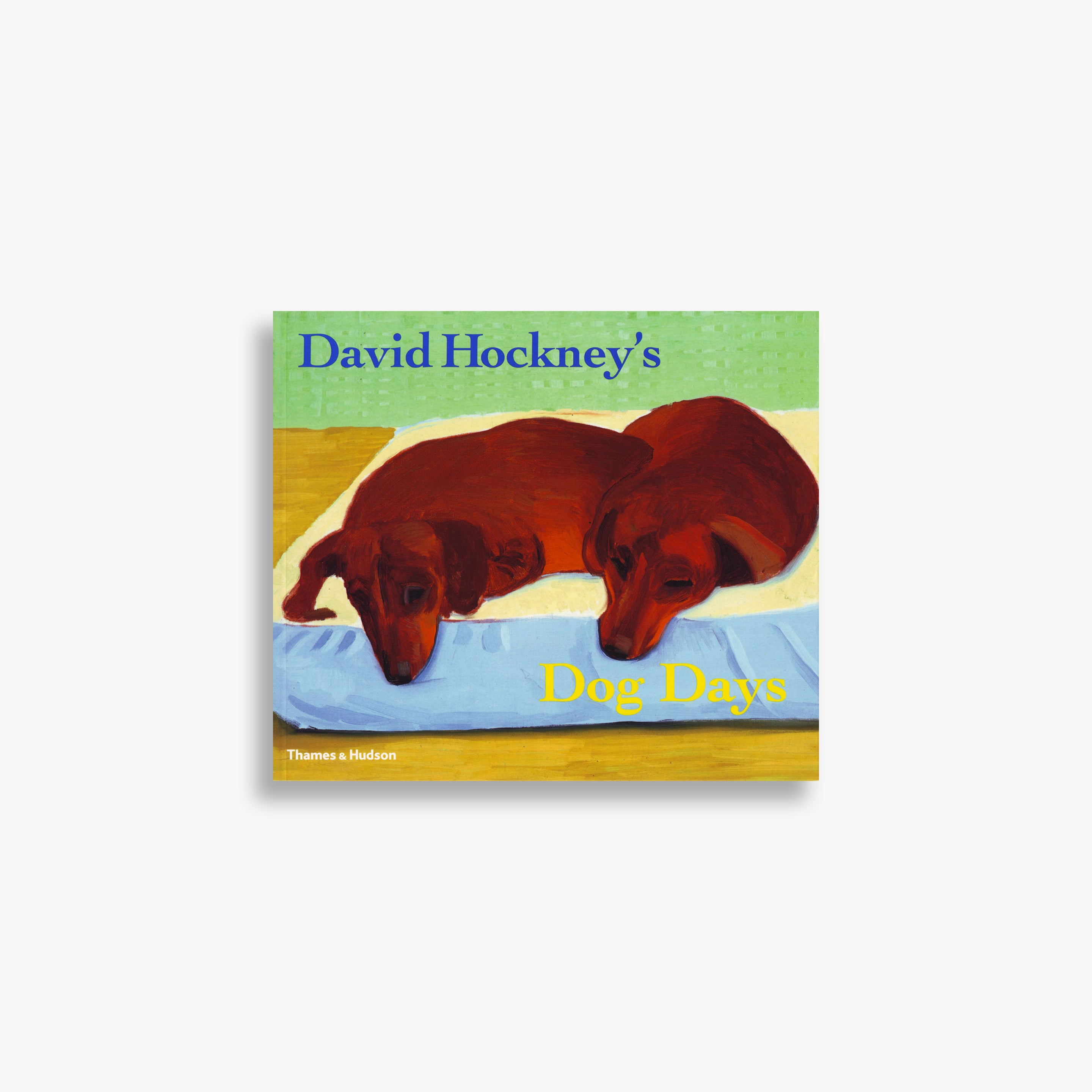 David Hockney's Dog Days Art Print - Vibrant Pop Art Wall Decor for Living Room, Bedroom & Office | Perfect Gift for Art Lovers & Dog Enthusiasts