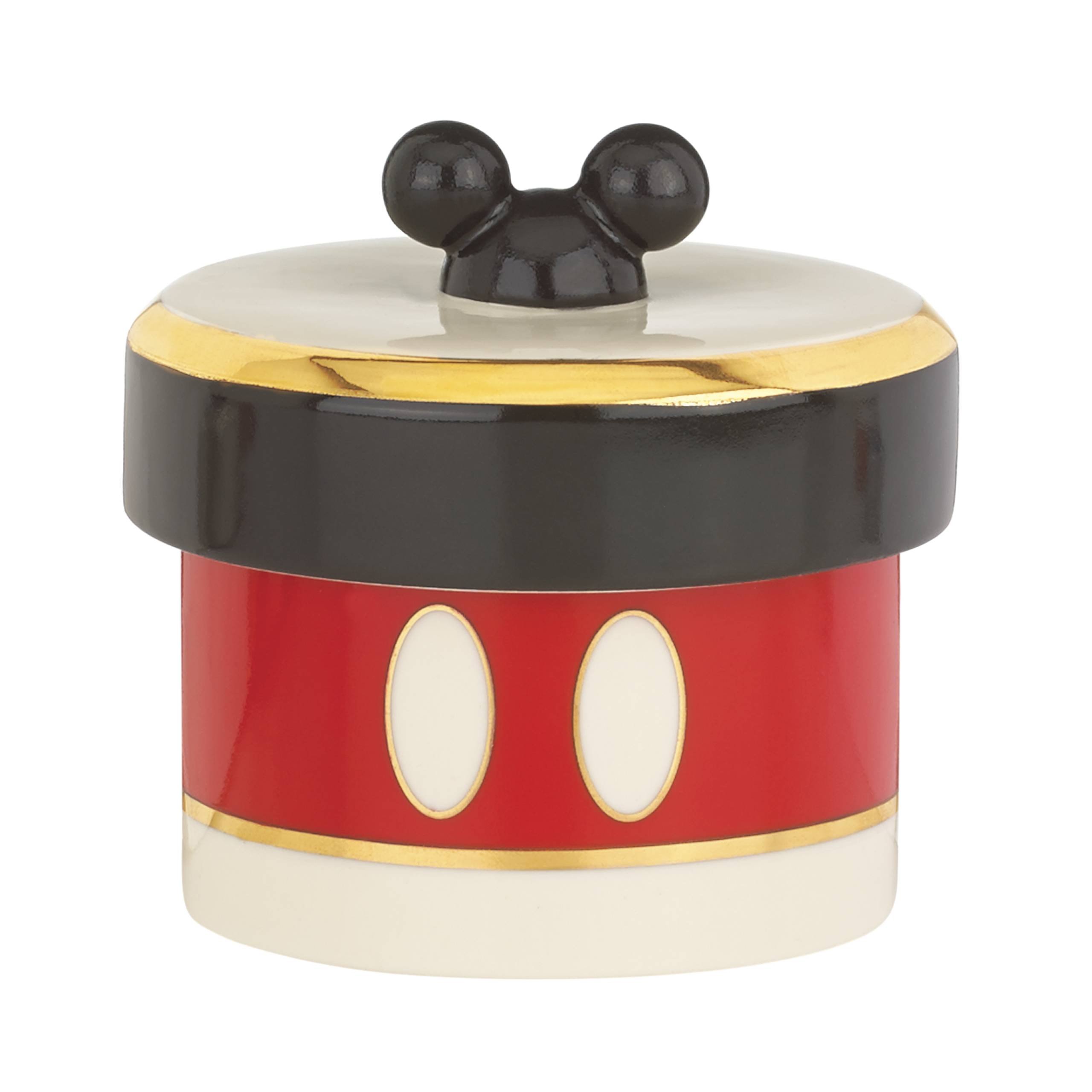 Lenox Classics Mickey Mouse Keepsake Box - Disney Collectible Trinket Storage for Jewelry, Photos & Memories - Perfect for Disney Fans, Home Decor & Gift Giving