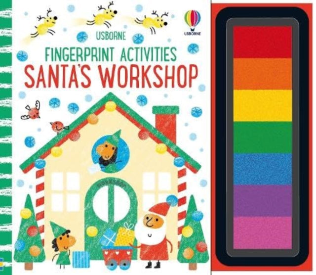 Santa's Workshop Fingerprint Activity Kit for Kids - Fun Christmas Craft Set for Holiday DIY Projects & Creative Play