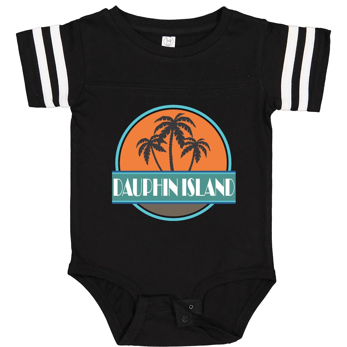 Inktastic Dauphin Island Alabama Vacation Baby Bodysuit - Cute Infant Onesie for Beach Trips & Family Getaways - Perfect Gift for Newborns & Baby Showers