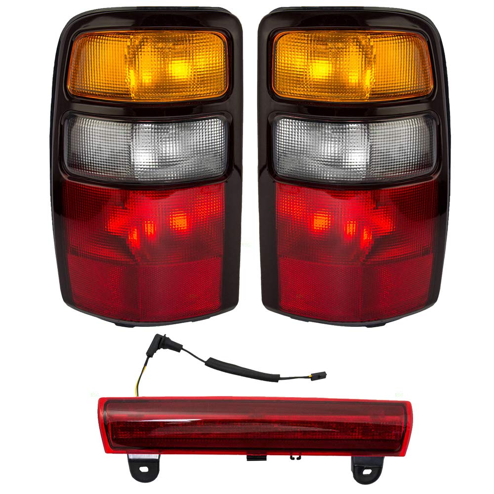 Brock Replacement Tail Lights with 3rd Brake Light for 2004-2006 Chevy Tahoe - LED Rear Lights for Enhanced Safety & Style - Perfect for Night Driving & Custom Car Upgrades
