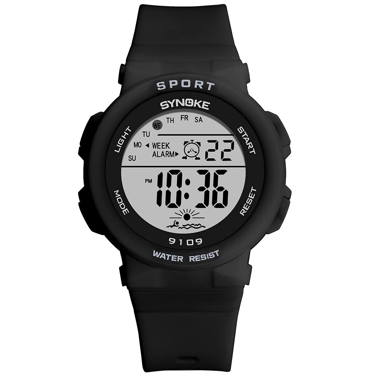 Waterproof LED Digital Sports Watch for Women & Girls - Fitness, Running, Swimming & Outdoor Activities