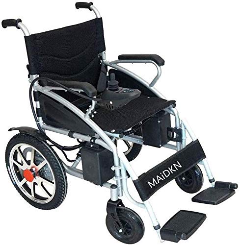 Electric Wheelchair for Adults - Lightweight Folding Medical Mobility Scooter with GPS & 360° Rotation - Multi-Functional Wheelchair for Seniors & Disabled - Perfect for Indoor/Outdoor Use, Travel & Daily Mobility Assistance