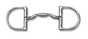 Myler 04 English Dee Bit - Horse Training Bit Without Hooks - Perfect for Dressage, Show Jumping & Western Riding