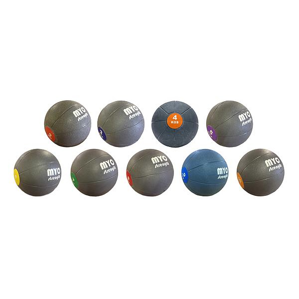 MYO Strength Medicine Ball - Heavy Duty Exercise Ball for CrossFit, Gym & Home Workouts - Perfect for Strength Training, Core Workouts & Rehabilitation